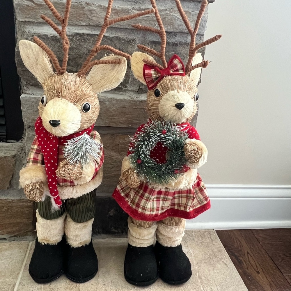 Valerie Parr Hill - Festive Reindeer Couple
